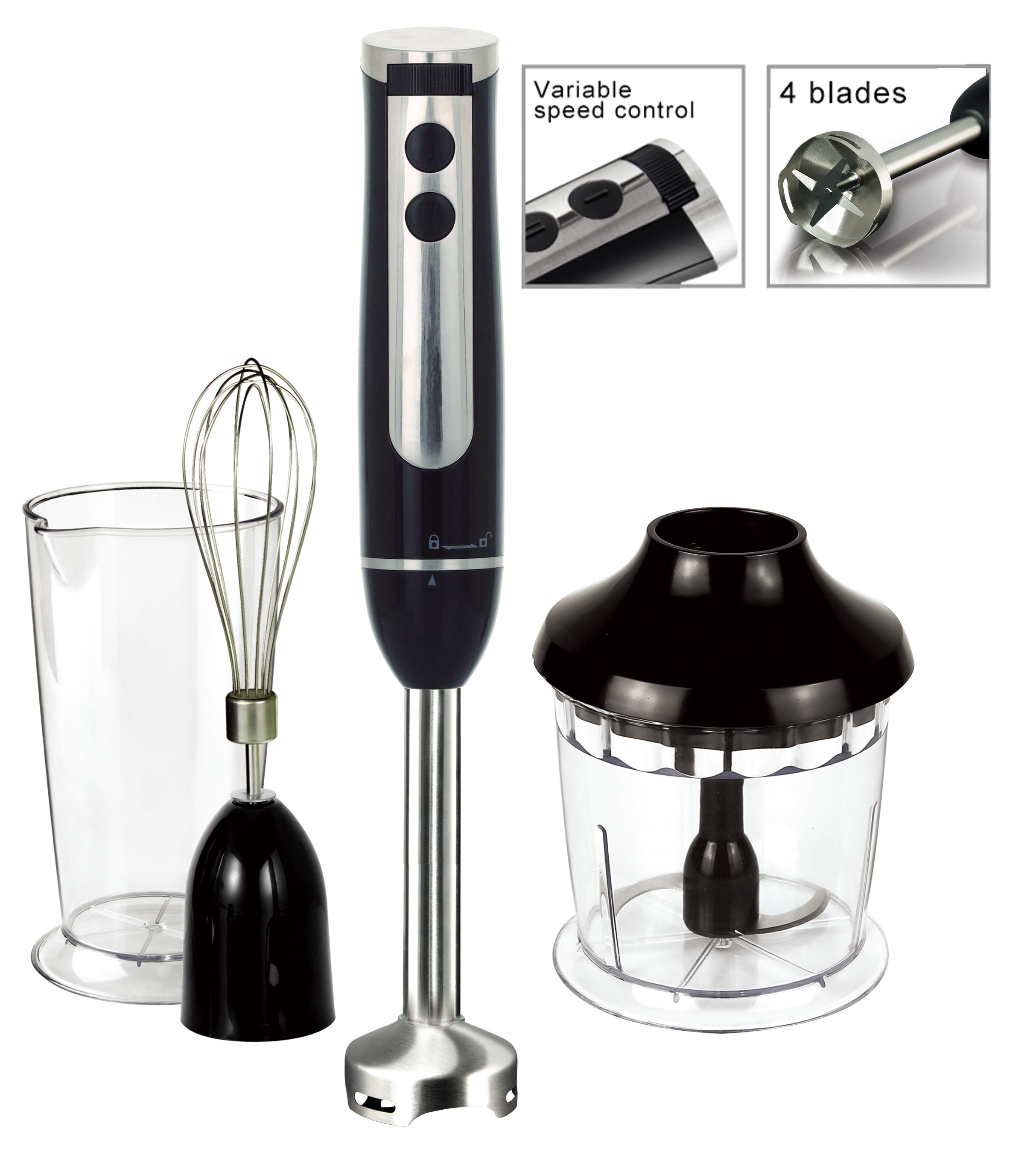 Hand Blender GM-H013A with 500ml chopper